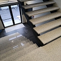 Tiling work in public spaces