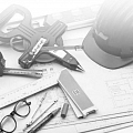 Construction design and technical drawings