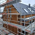 Wooden frame houses