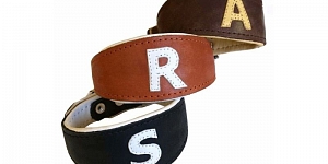 Leather collar for your pet