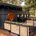 Grill in cafe