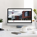 TOP Design corporate website for a construction and facade company