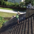 Roof washing, cleaning
