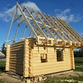 Wooden frame houses
