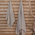 Set - waffle towels, gray