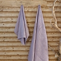 Set - waffle towels purple
