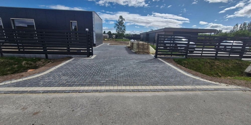 Paving works