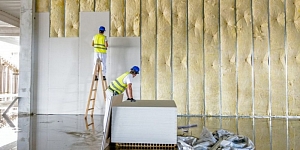 Gypsum cardboard structure construction