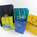 Gift bags with laminate