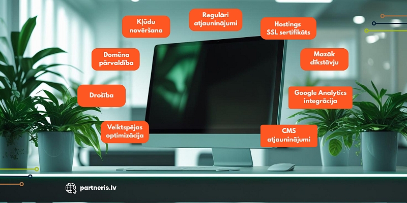 Mājaslapu uzturēšana