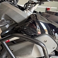 Removing scratches from a motorcycle body
