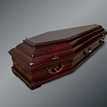 Silence VS – mahogany-toned coffin with an elegant design