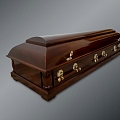 Silence VS – an elegant dark wood coffin with exquisite details