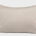 Pillowcase 50x70 knitwear, dandelion fluff, white linen