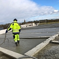 on-site cellular concrete production