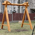 Деревянные качели