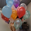 Букет из гелиевых воздушных шаров для праздника