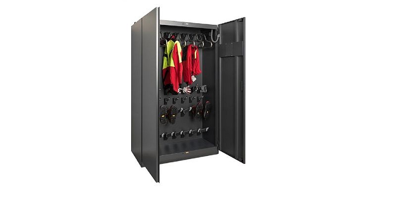 Clothes drying cabinets